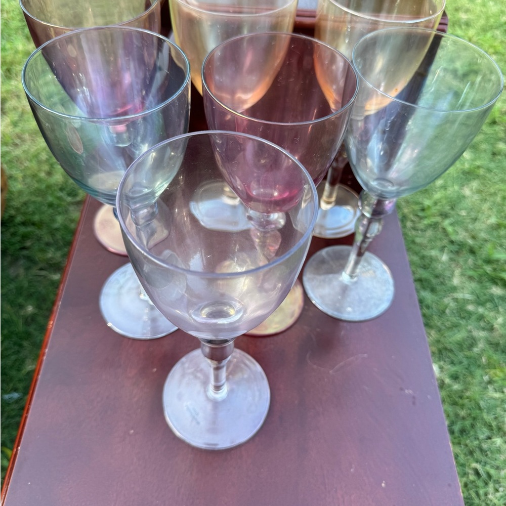 Multicolor Wine Glass Set